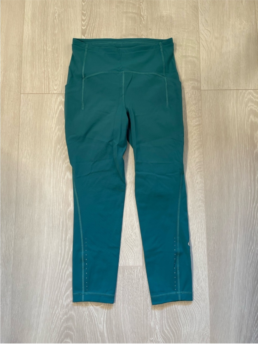 Lululemon Swift Speed High-Rise Crop 23" Teal Lagoon Green size 6 - Picture 7 of 16
